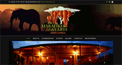 Desktop Screenshot of marafikisafaris.com